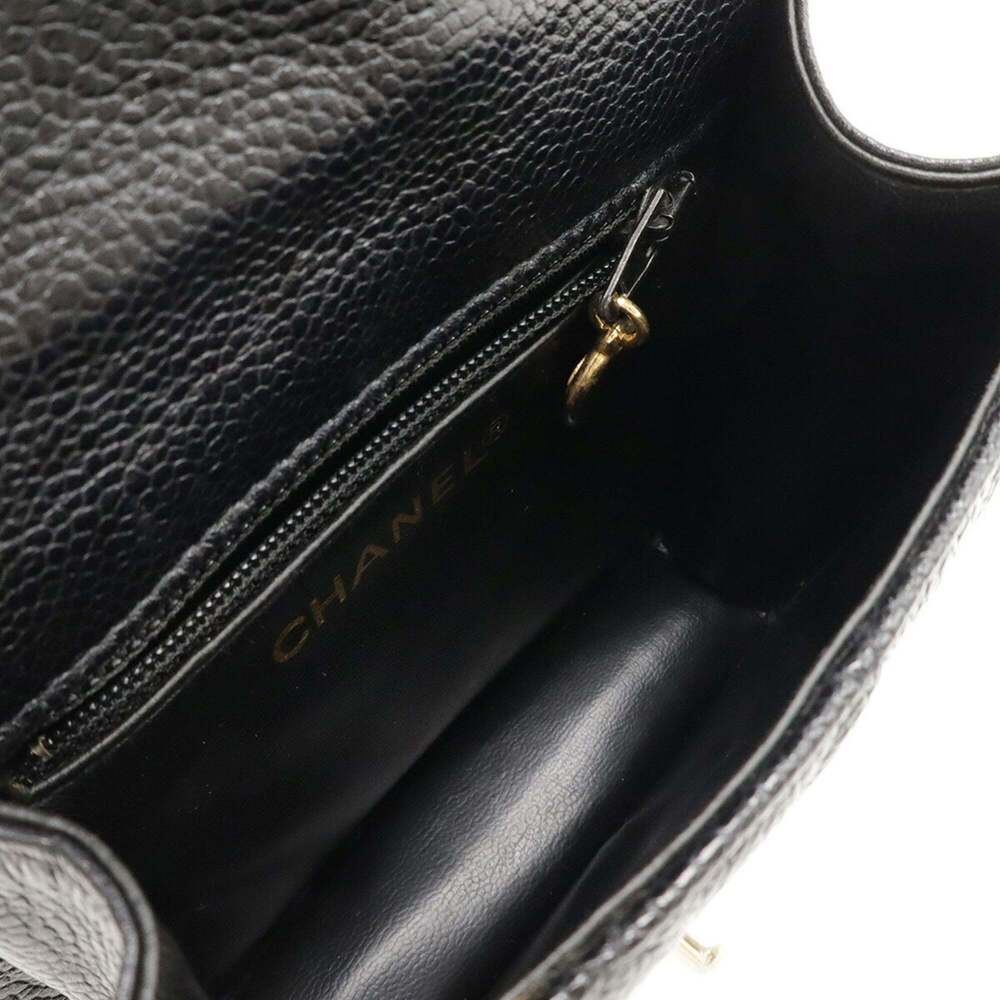CHANEL Black Caviar Leather Hobo Bag - Picture 8 of 10